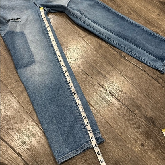 DL1961 Women's Jeans Sz 27 Patti Straight Denim Vintage Ankle Patches High Rise - Picture 10 of 10